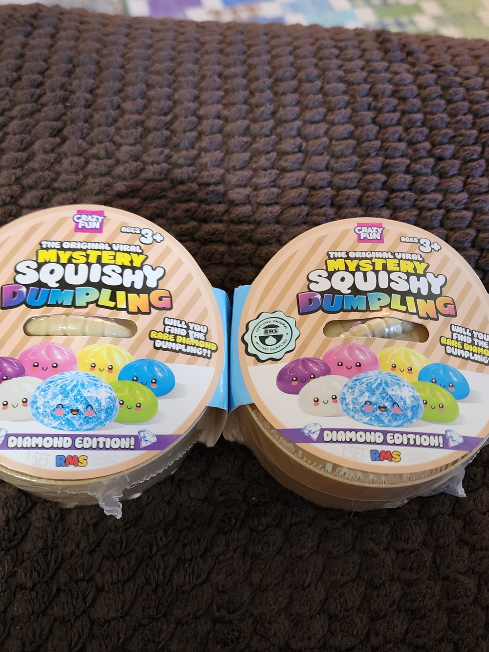 1 - SOLD Separately!  Mystery Squishy Dumpling Diamond Edition.